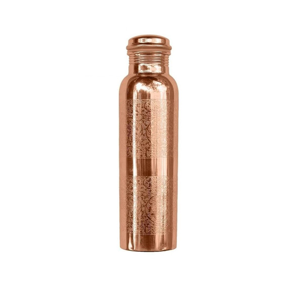 Engraved Copper Bottle
